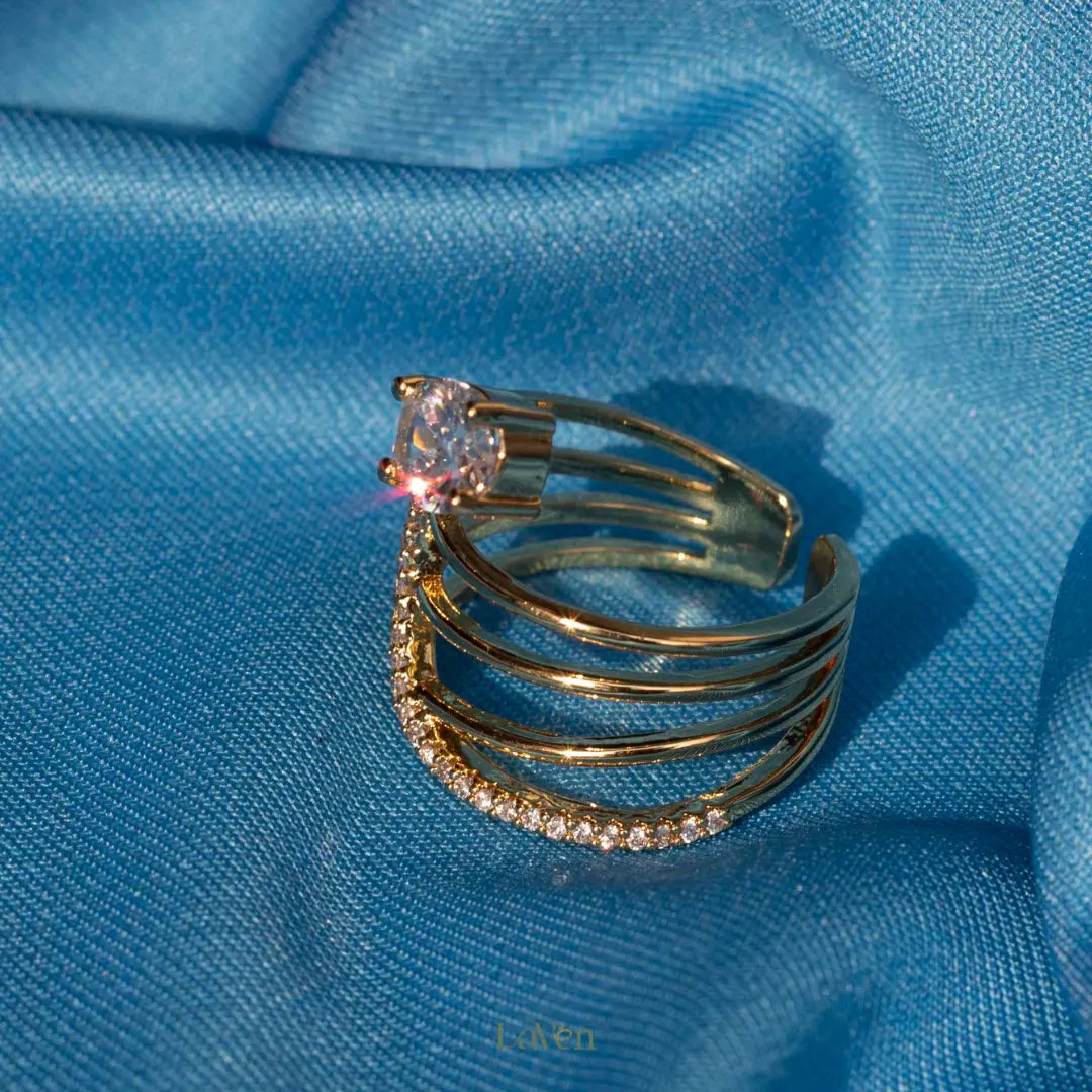 Gold Eternity Ring LAVEN JEWELLERY