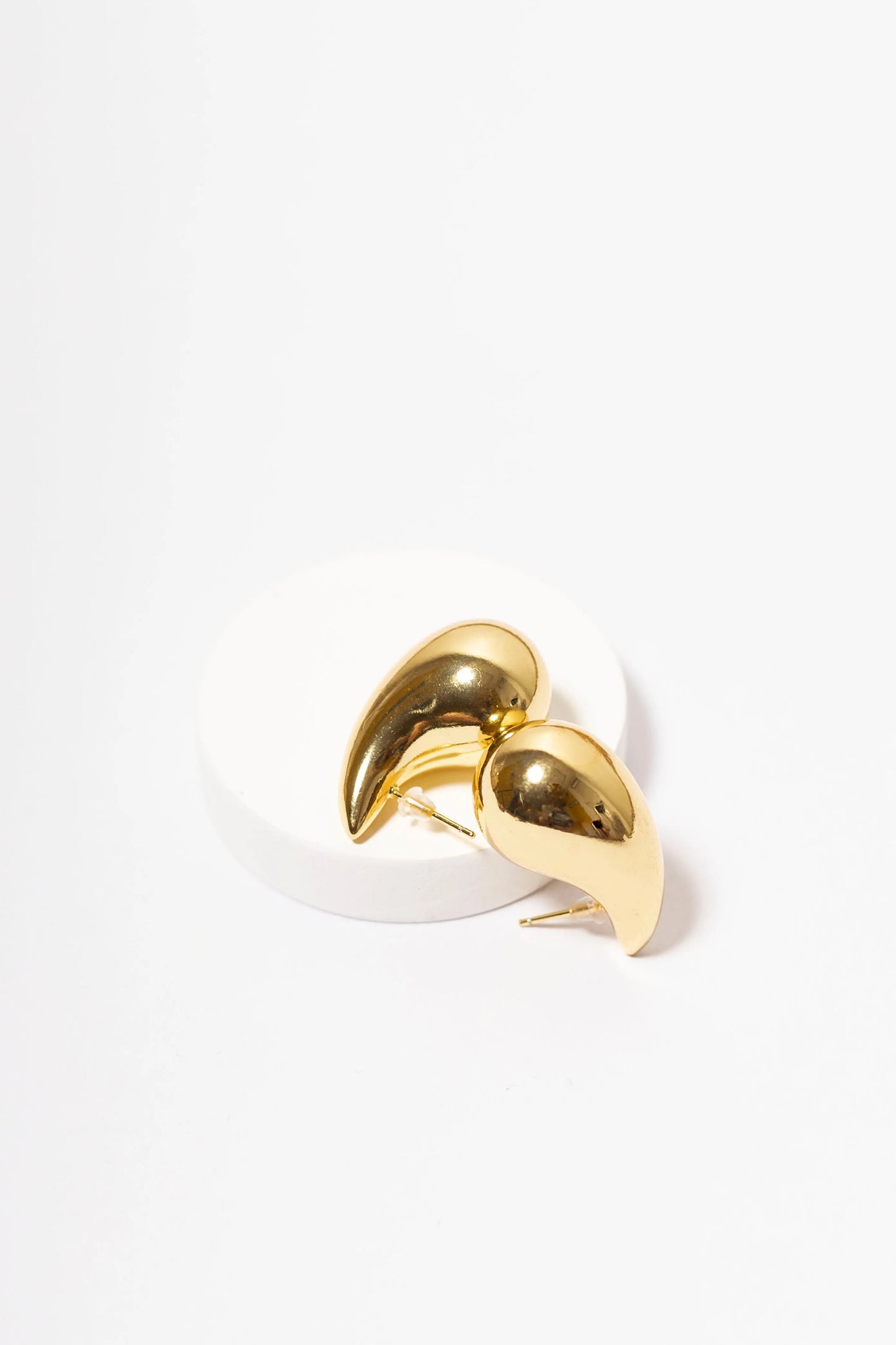 Gold Teardrops Earrings LAVEN JEWELLERY