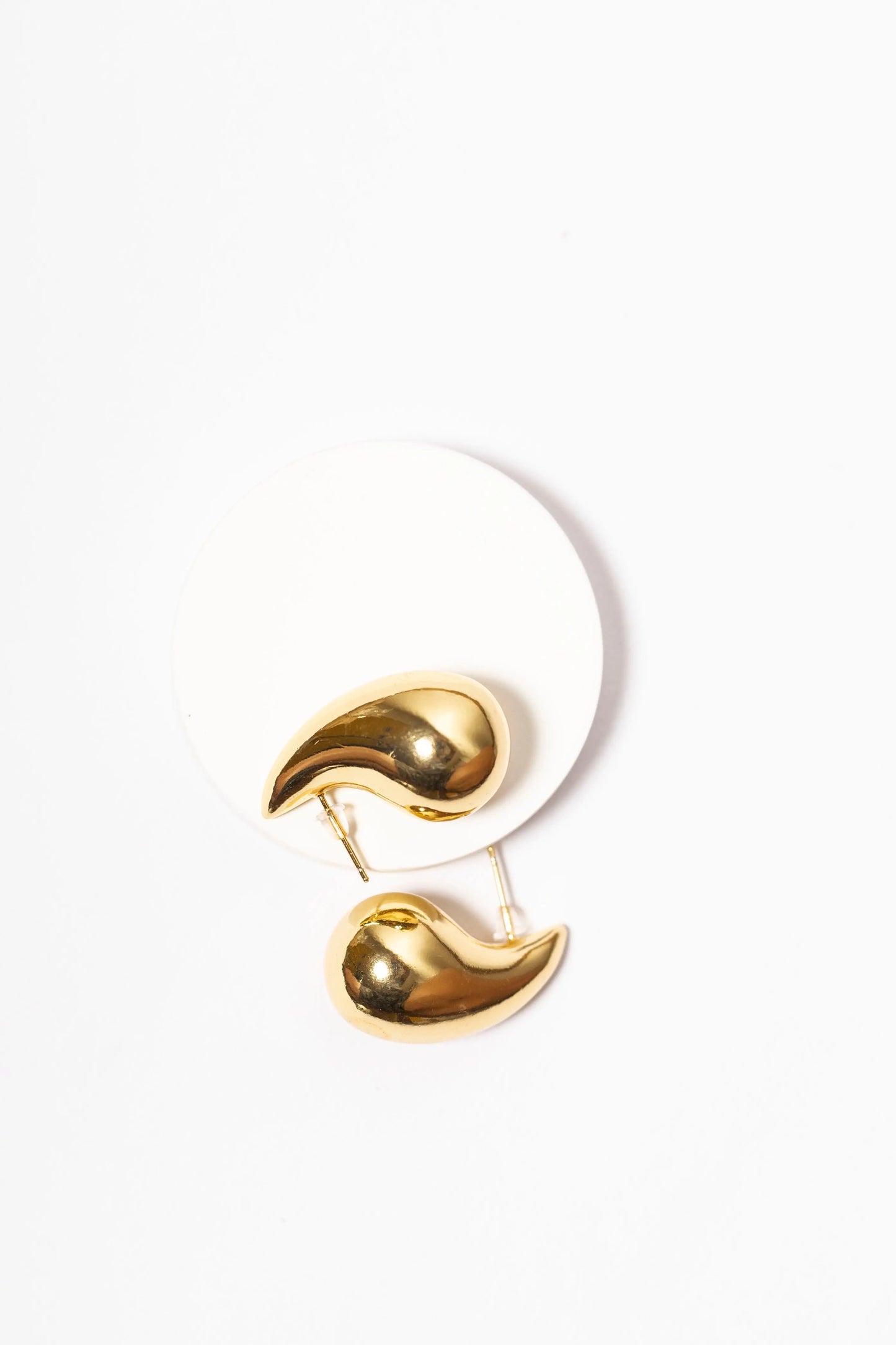 Gold Teardrops Earrings LAVEN JEWELLERY