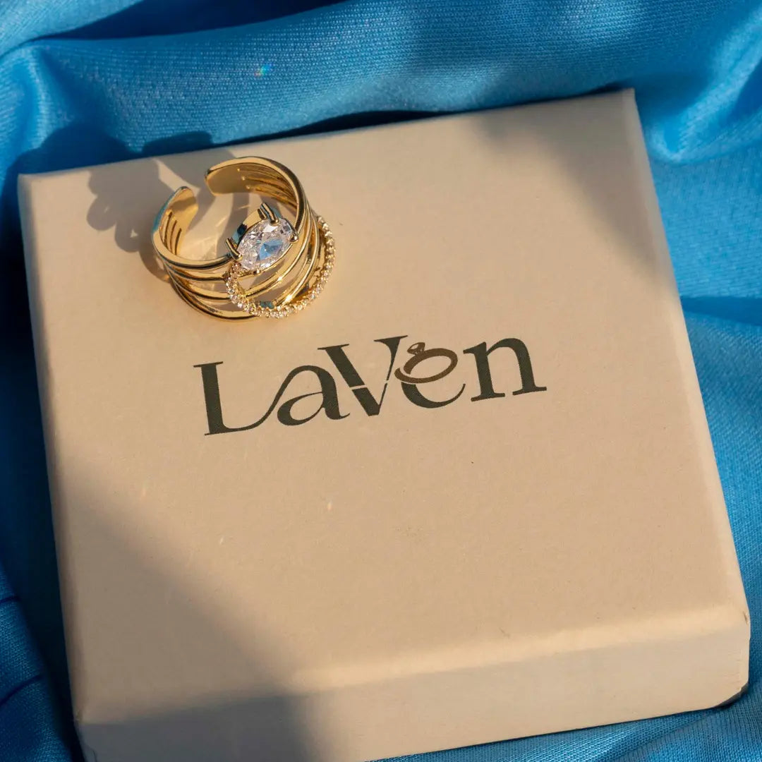 Gold Eternity Ring LAVEN JEWELLERY