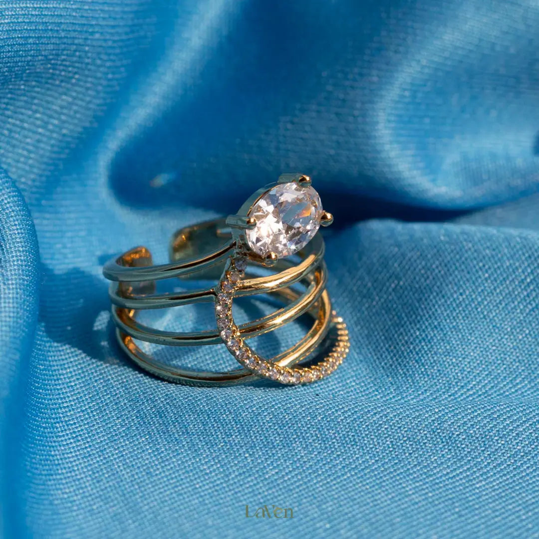 Gold Eternity Ring LAVEN JEWELLERY