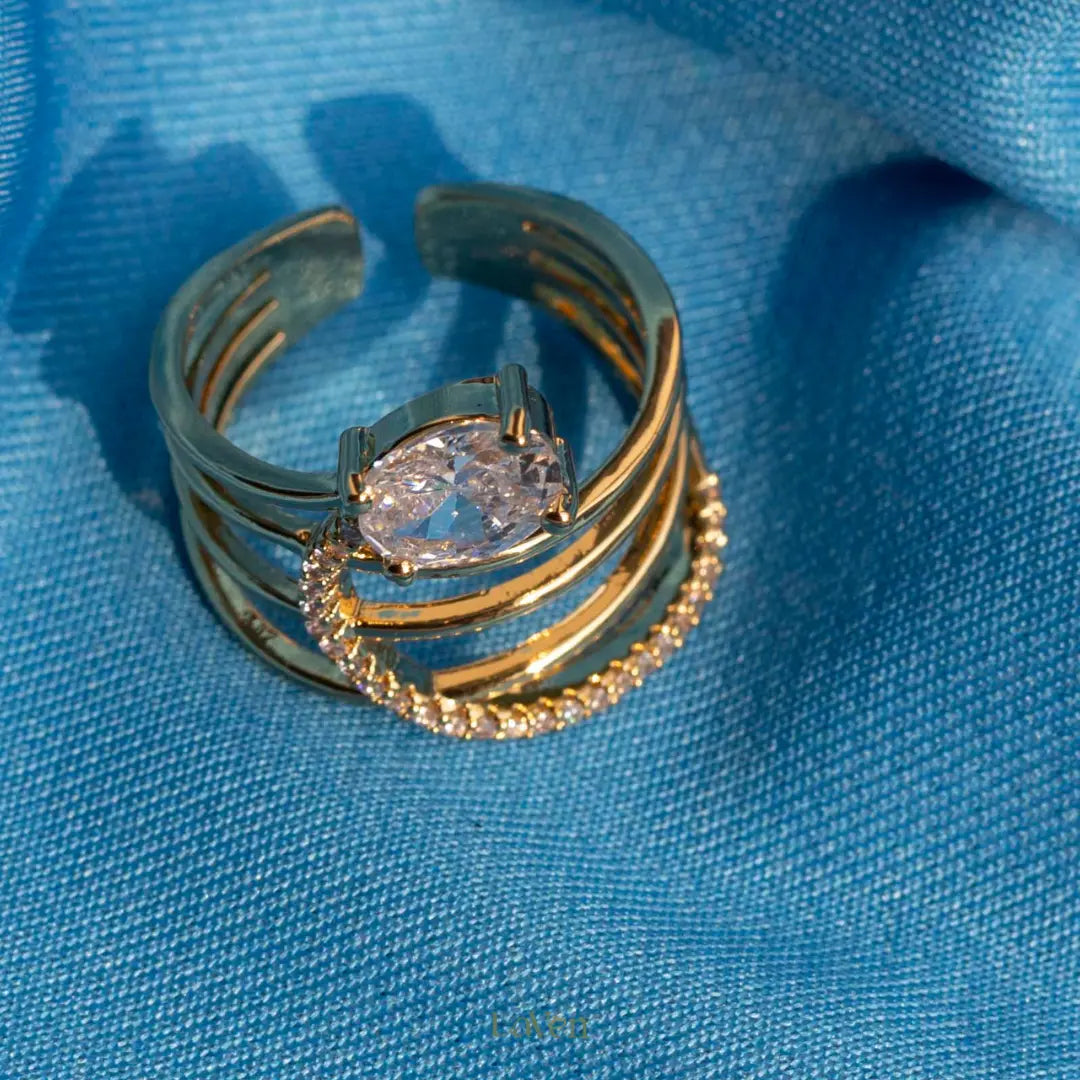 Gold Eternity Ring LAVEN JEWELLERY