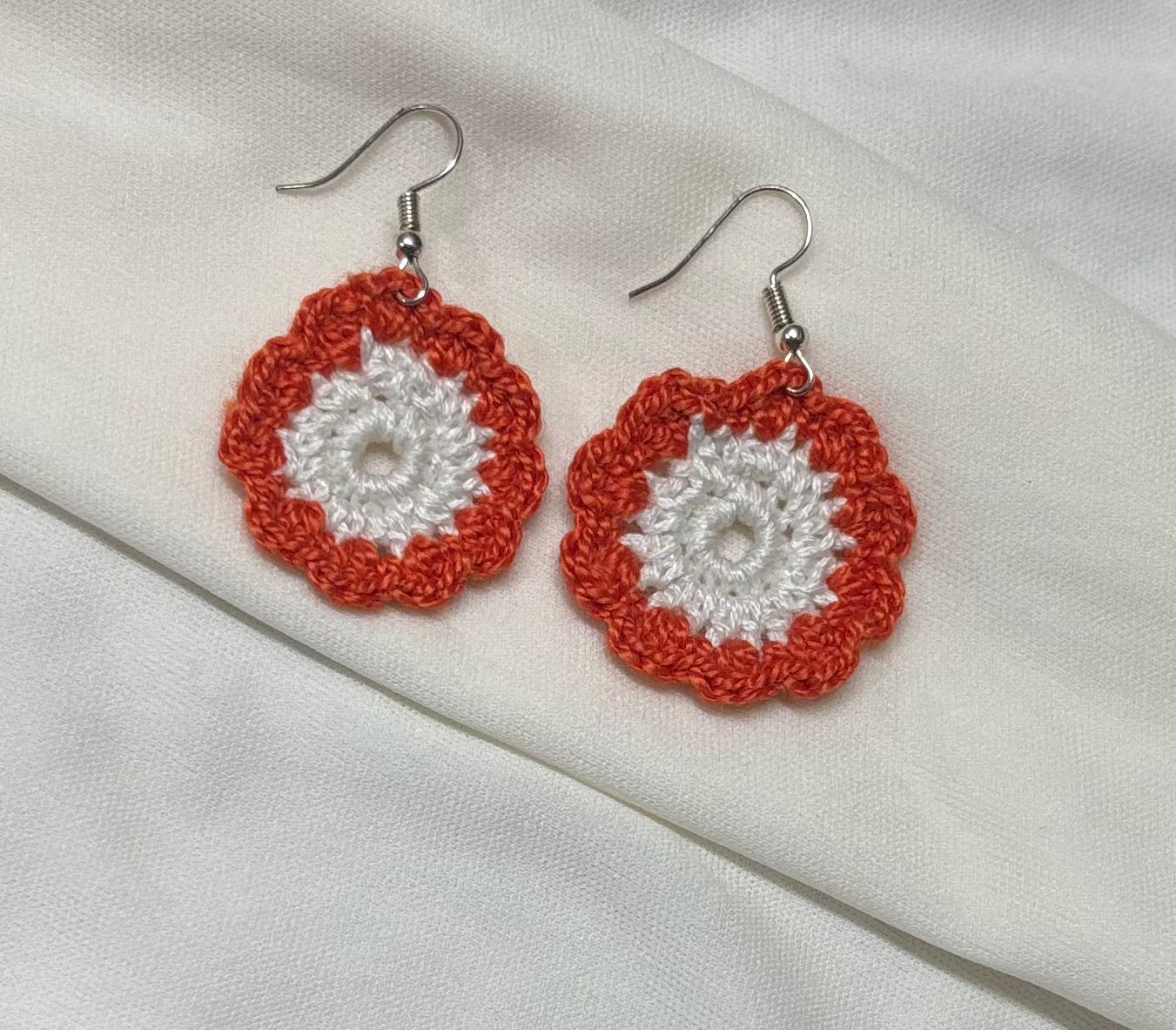 Handmade Crochet
Flower Earring
