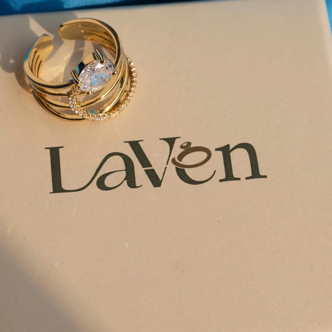 Gold Eternity Ring LAVEN JEWELLERY