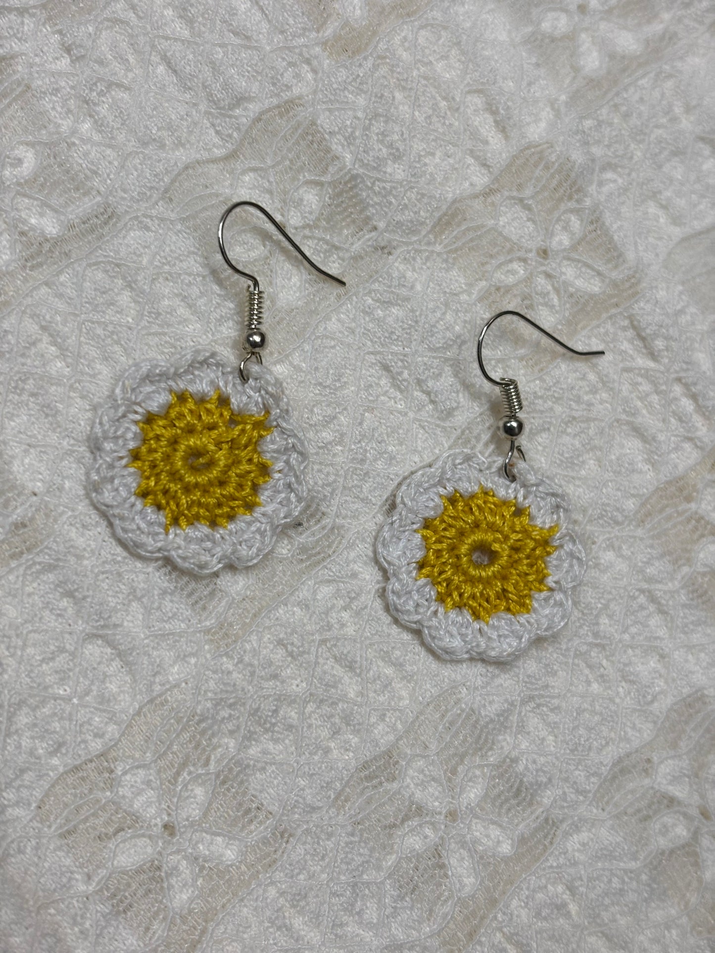 Handmade Crochet
Sunflower Earring
