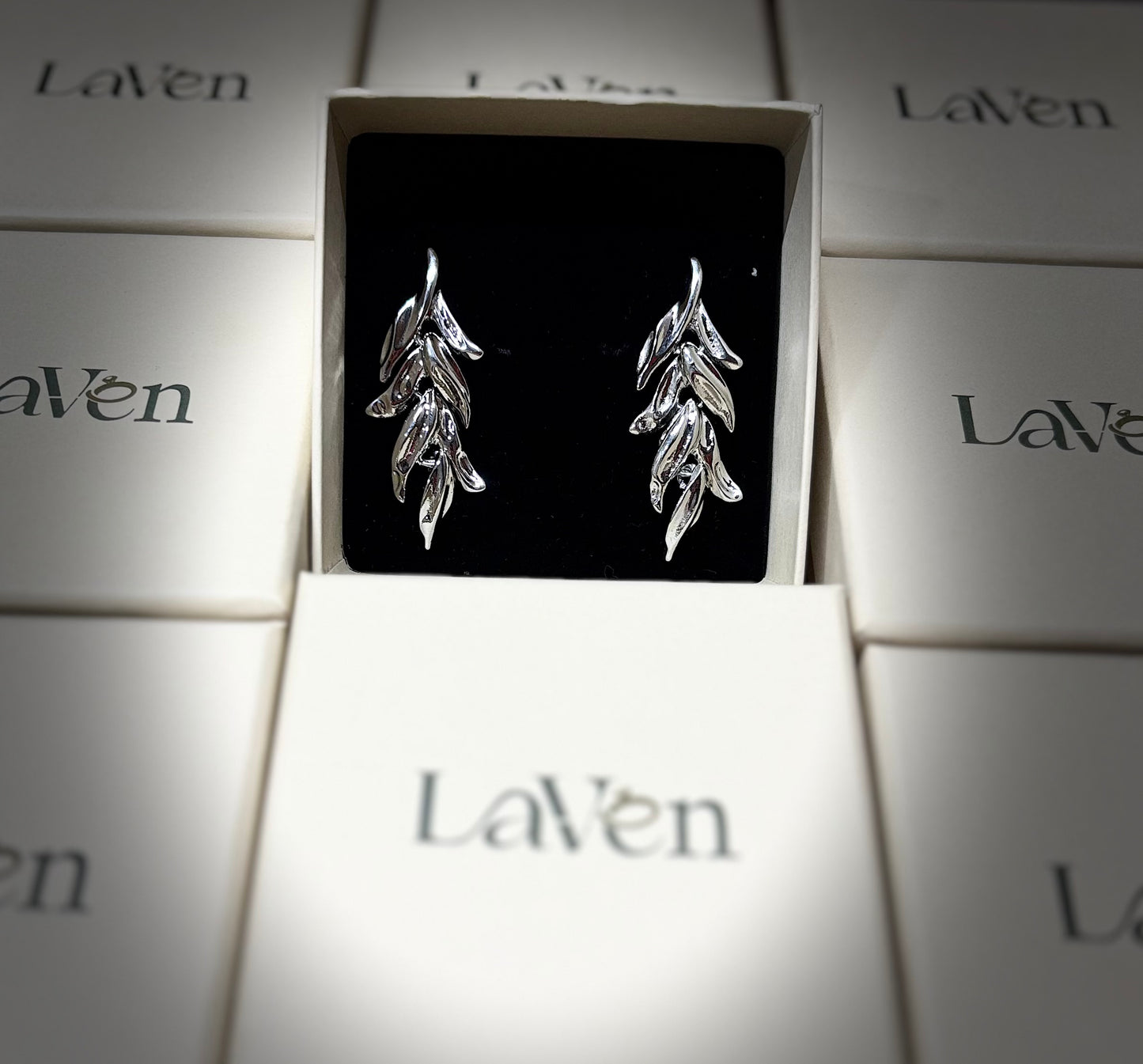 Silver Aura Earrings