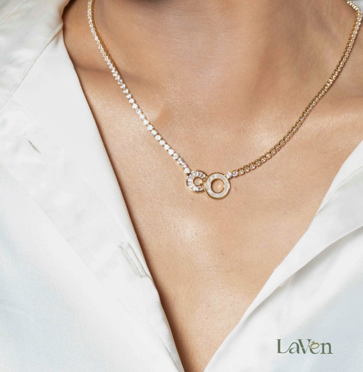 Seashell Double Ring Pendant