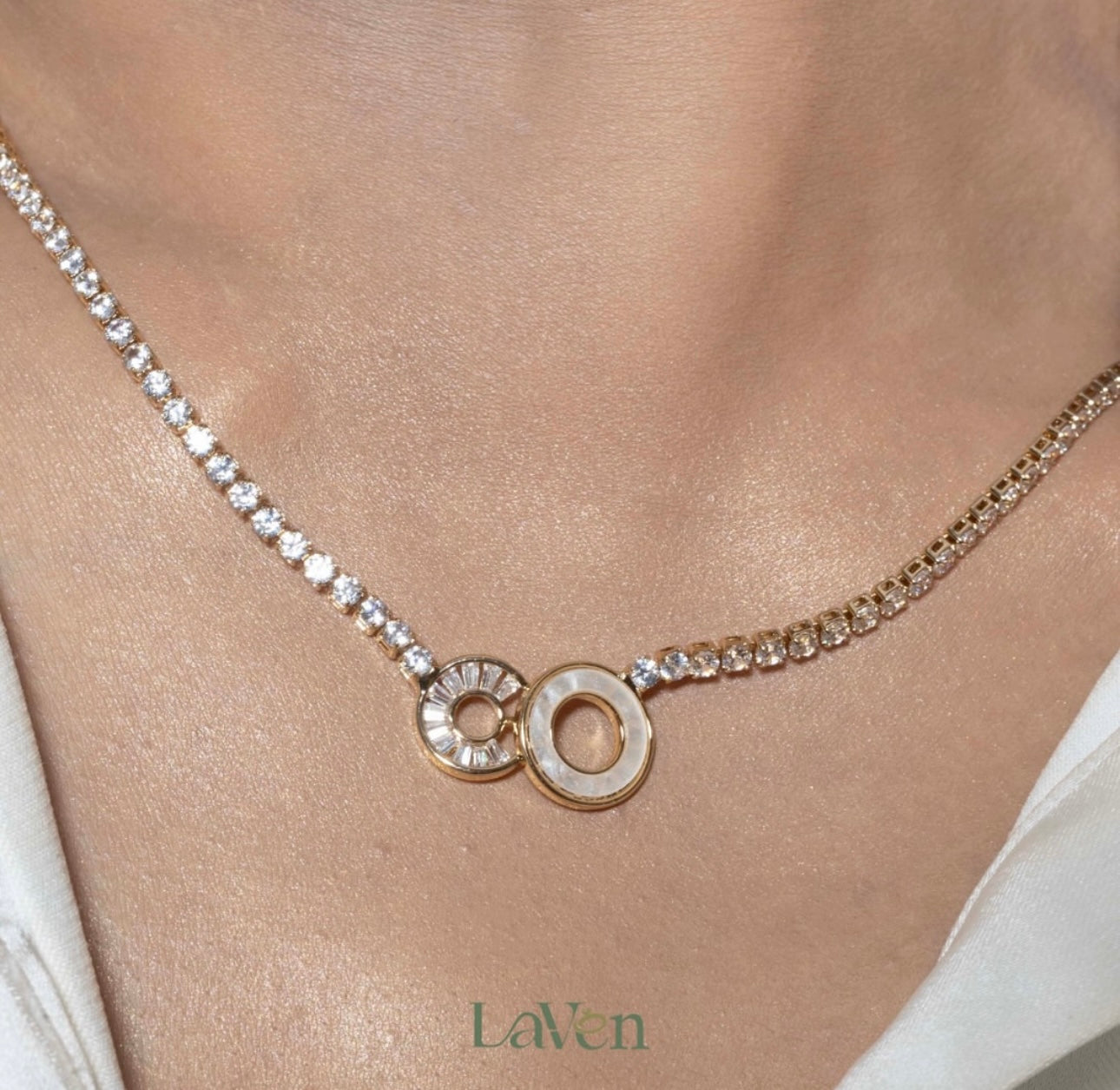 Seashell Double Ring Pendant