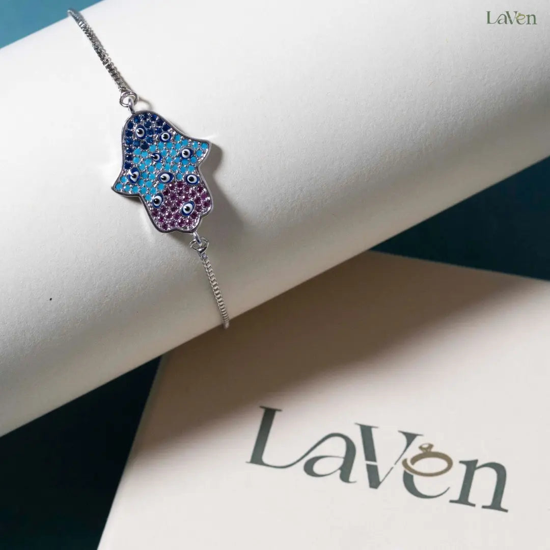 Bohemian Evil Eye Bracelet LAVEN JEWELLERY