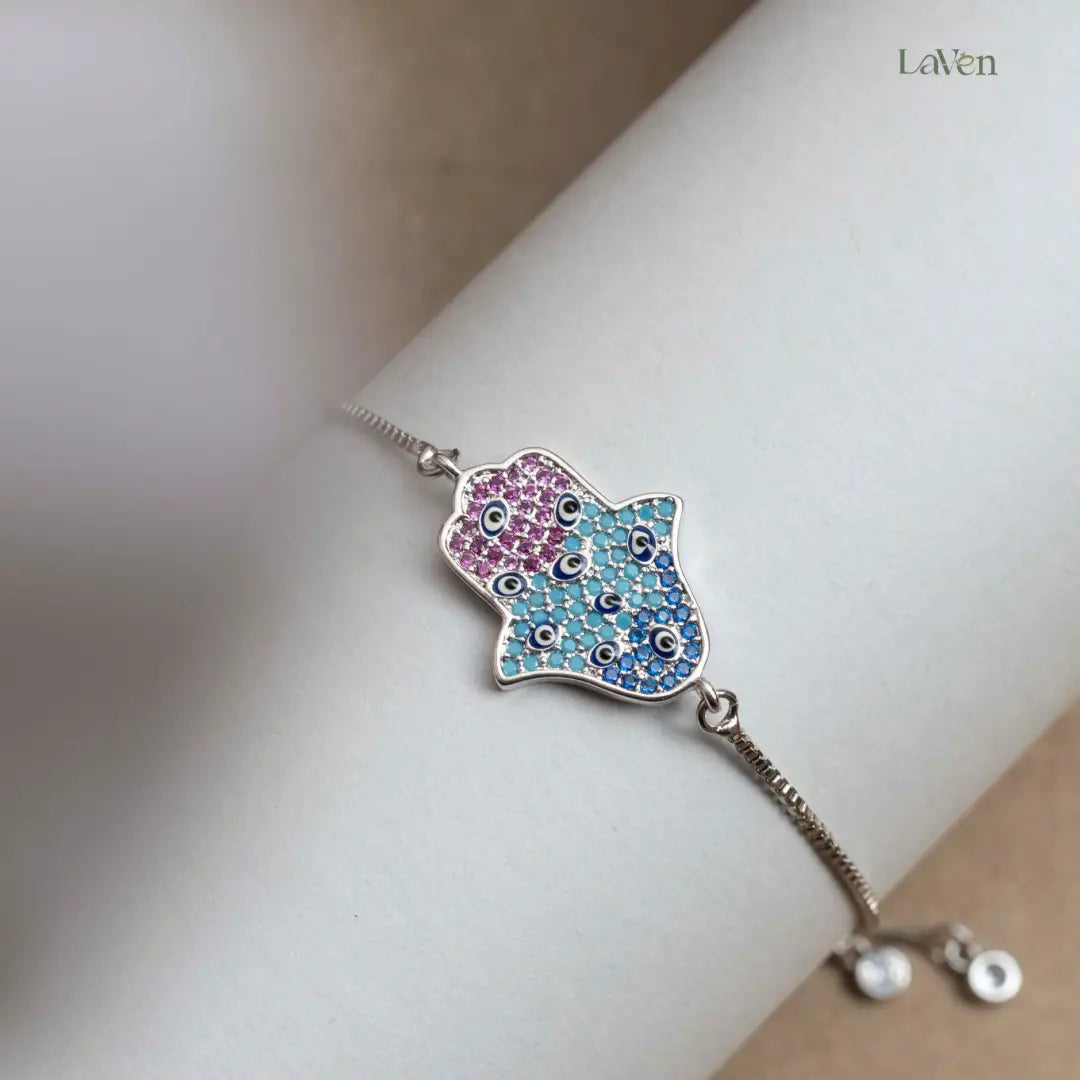 Bohemian Evil Eye Bracelet LAVEN JEWELLERY