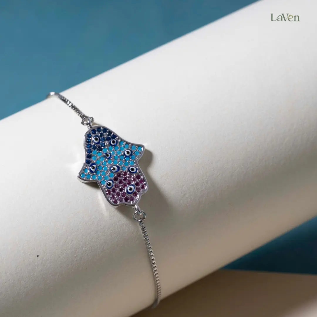 Bohemian Evil Eye Bracelet LAVEN JEWELLERY