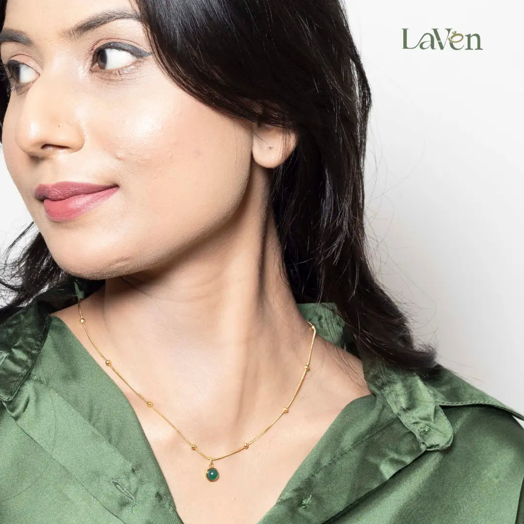 Vintage Natural Stone Pendant LAVEN JEWELLERY
