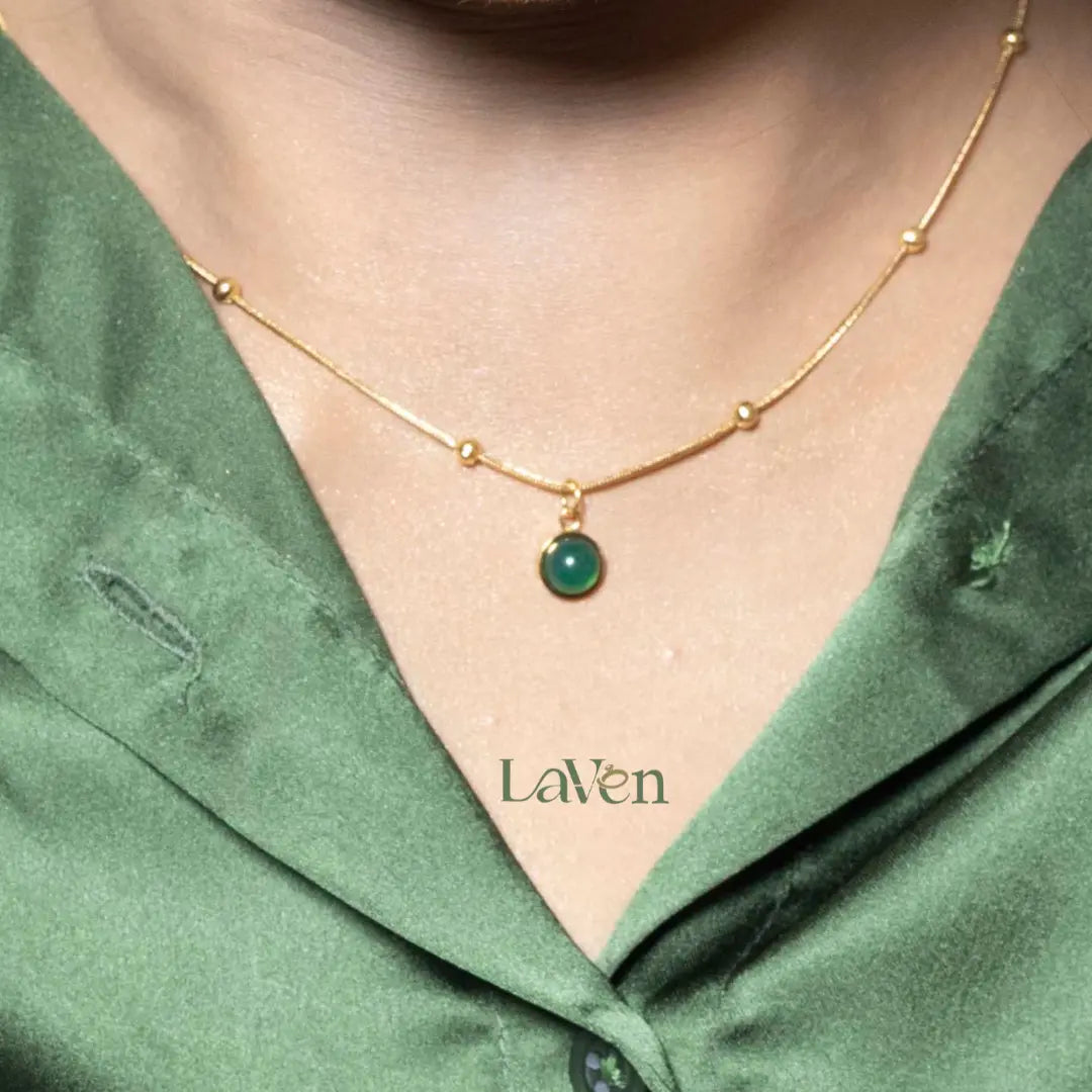 Vintage Natural Stone Pendant LAVEN JEWELLERY