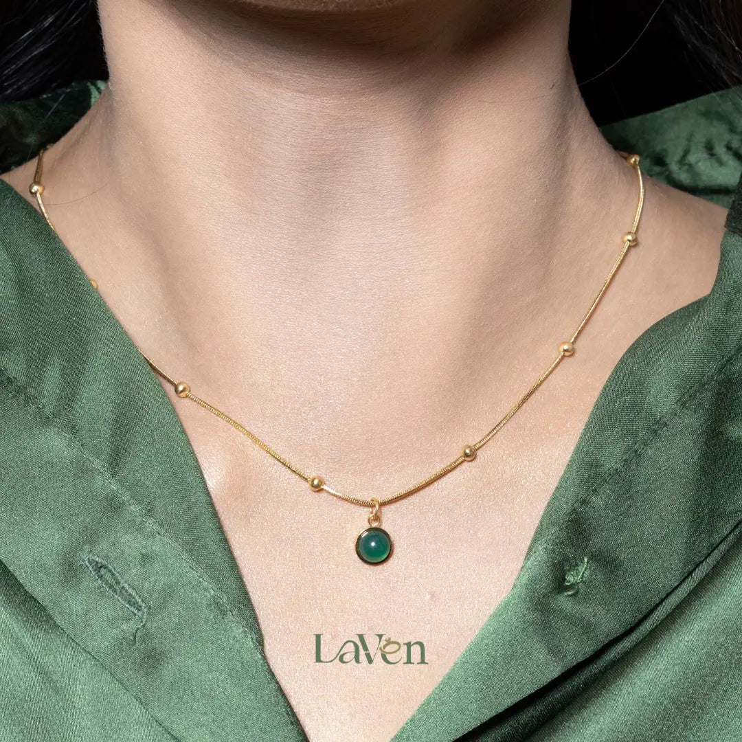Vintage Natural Stone Pendant LAVEN JEWELLERY