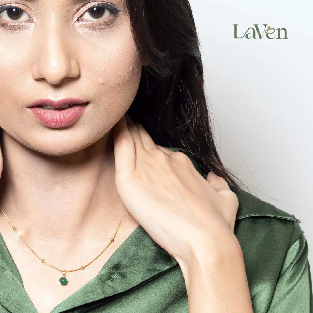 Vintage Natural Stone Pendant LAVEN JEWELLERY