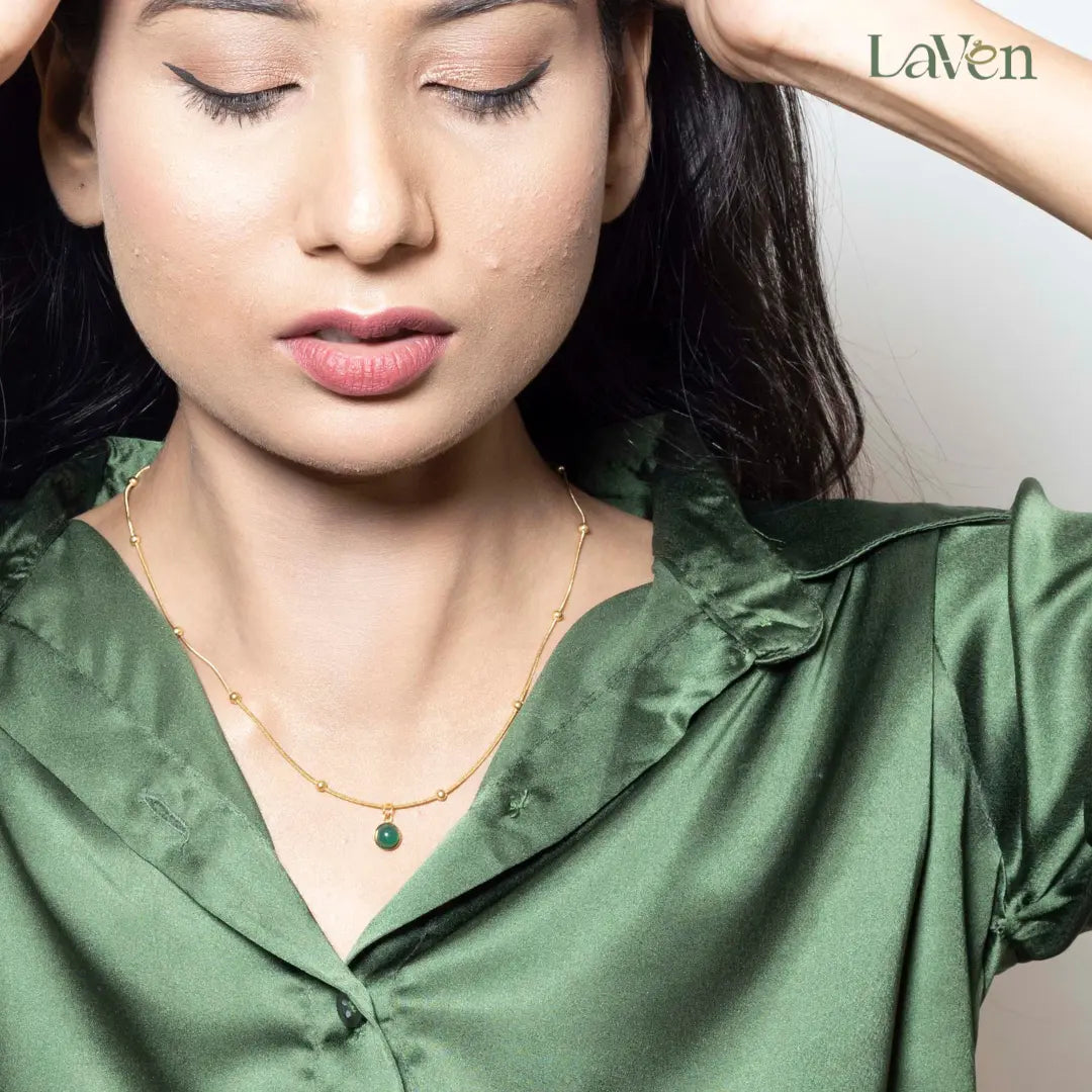 Vintage Natural Stone Pendant LAVEN JEWELLERY
