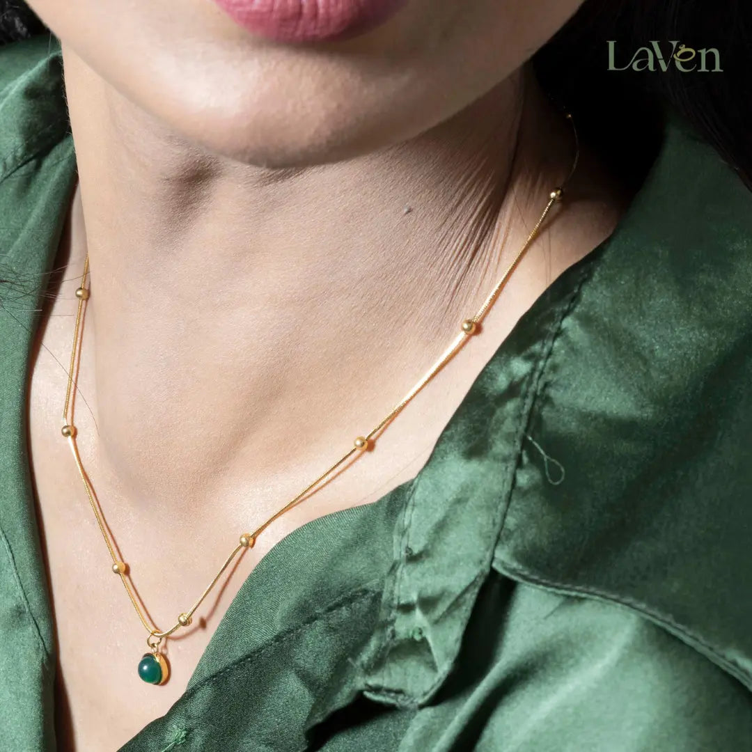 Vintage Natural Stone Pendant LAVEN JEWELLERY