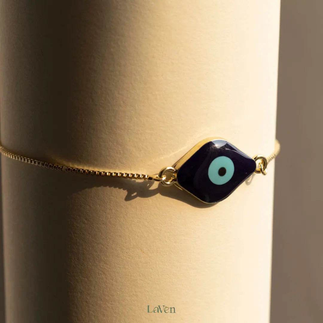 Blue Evil Eye Bracelet LAVEN JEWELLERY