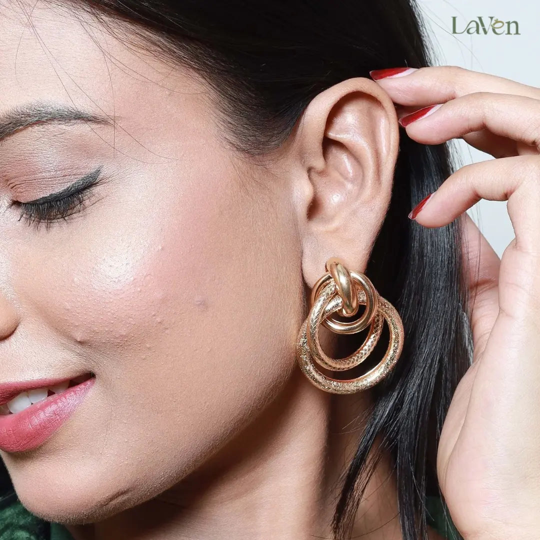 Tropical Twisted Hoops - LAVEN JEWELLERY