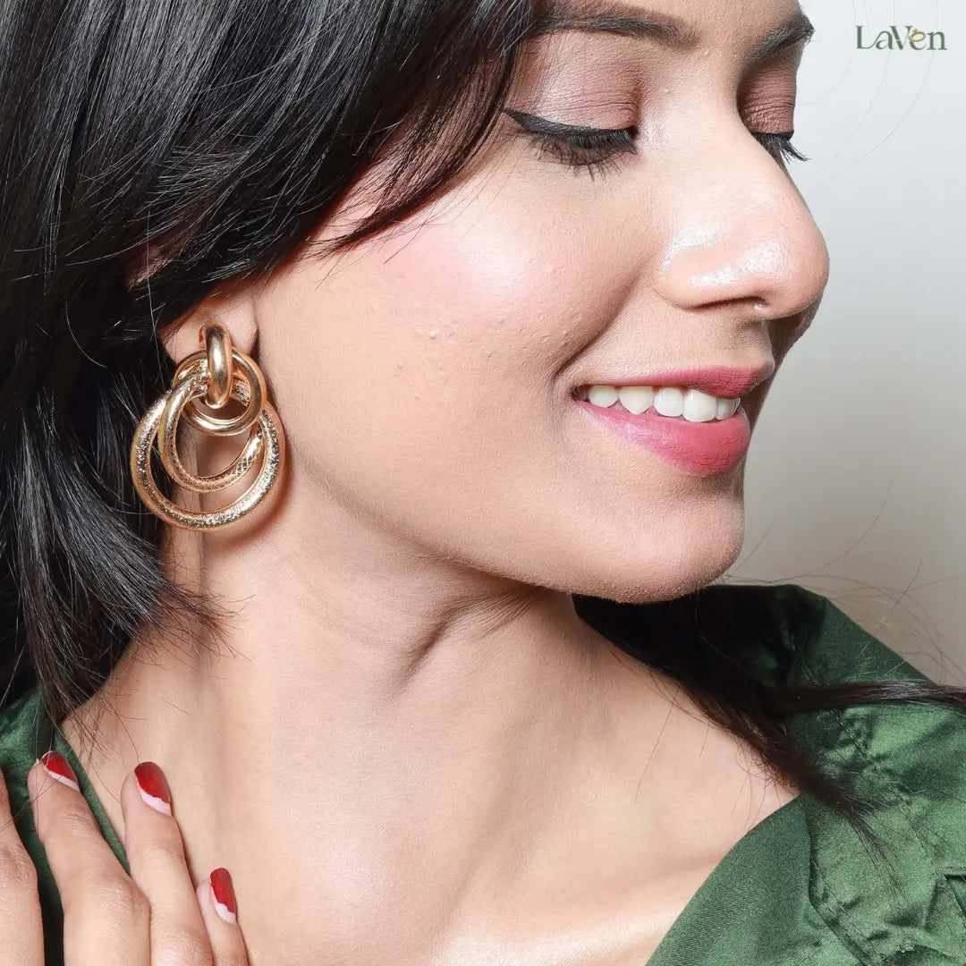 Tropical Twisted Hoops - LAVEN JEWELLERY