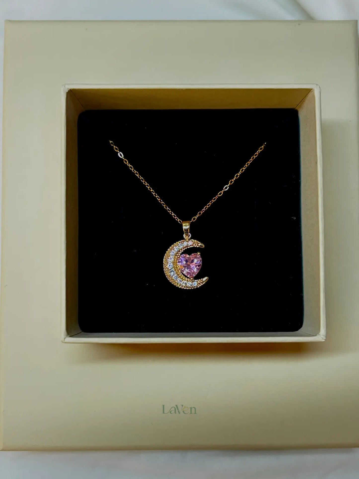 Luna Heart Necklace LAVEN JEWELLERY