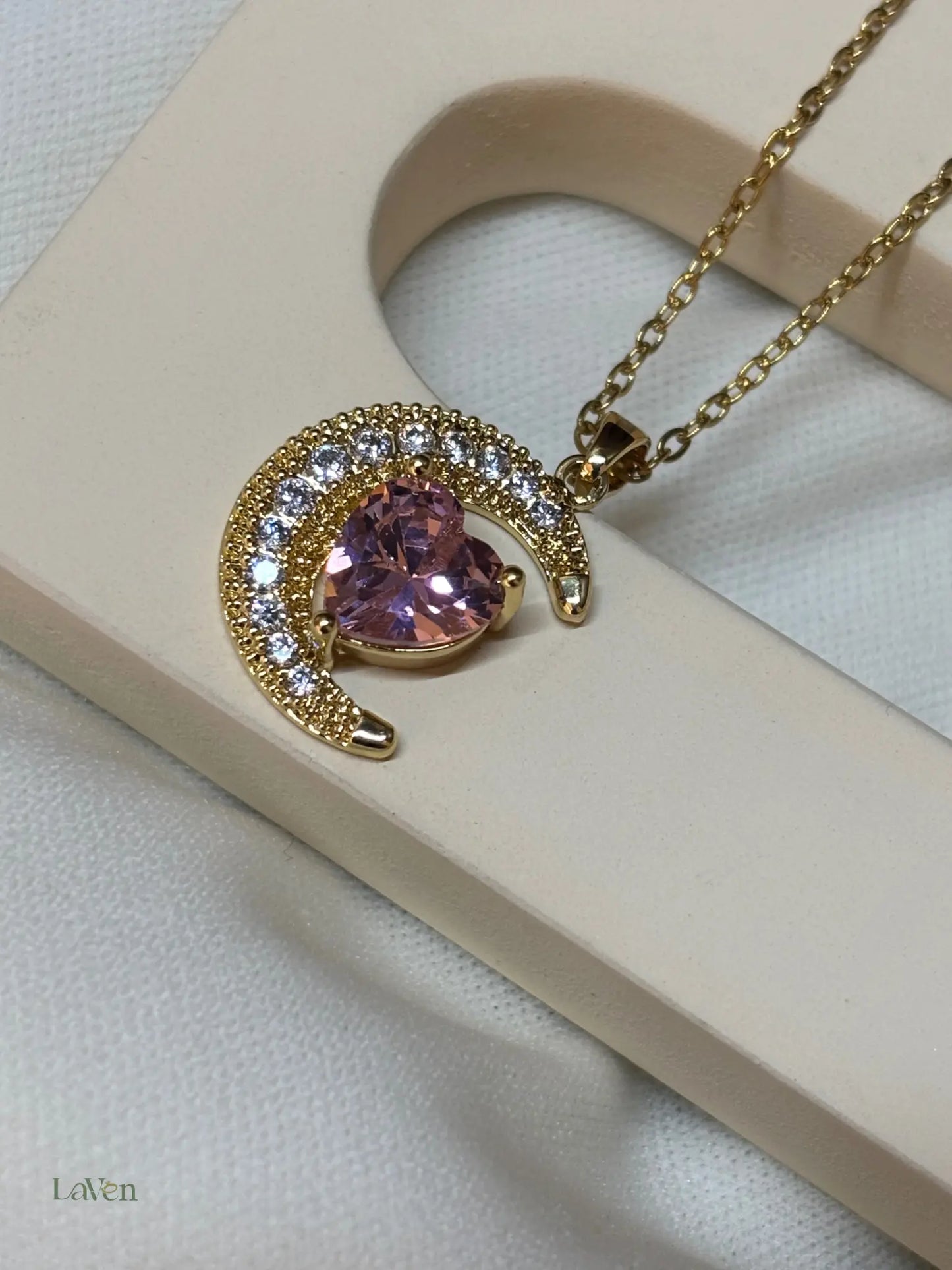 Luna Heart Necklace LAVEN JEWELLERY