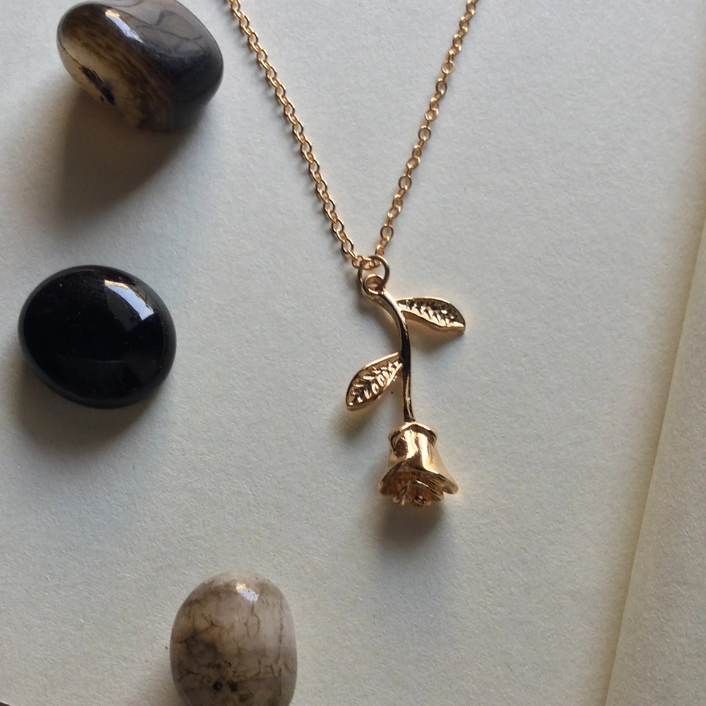 Gold Rose Gift Box Set LAVEN JEWELLERY