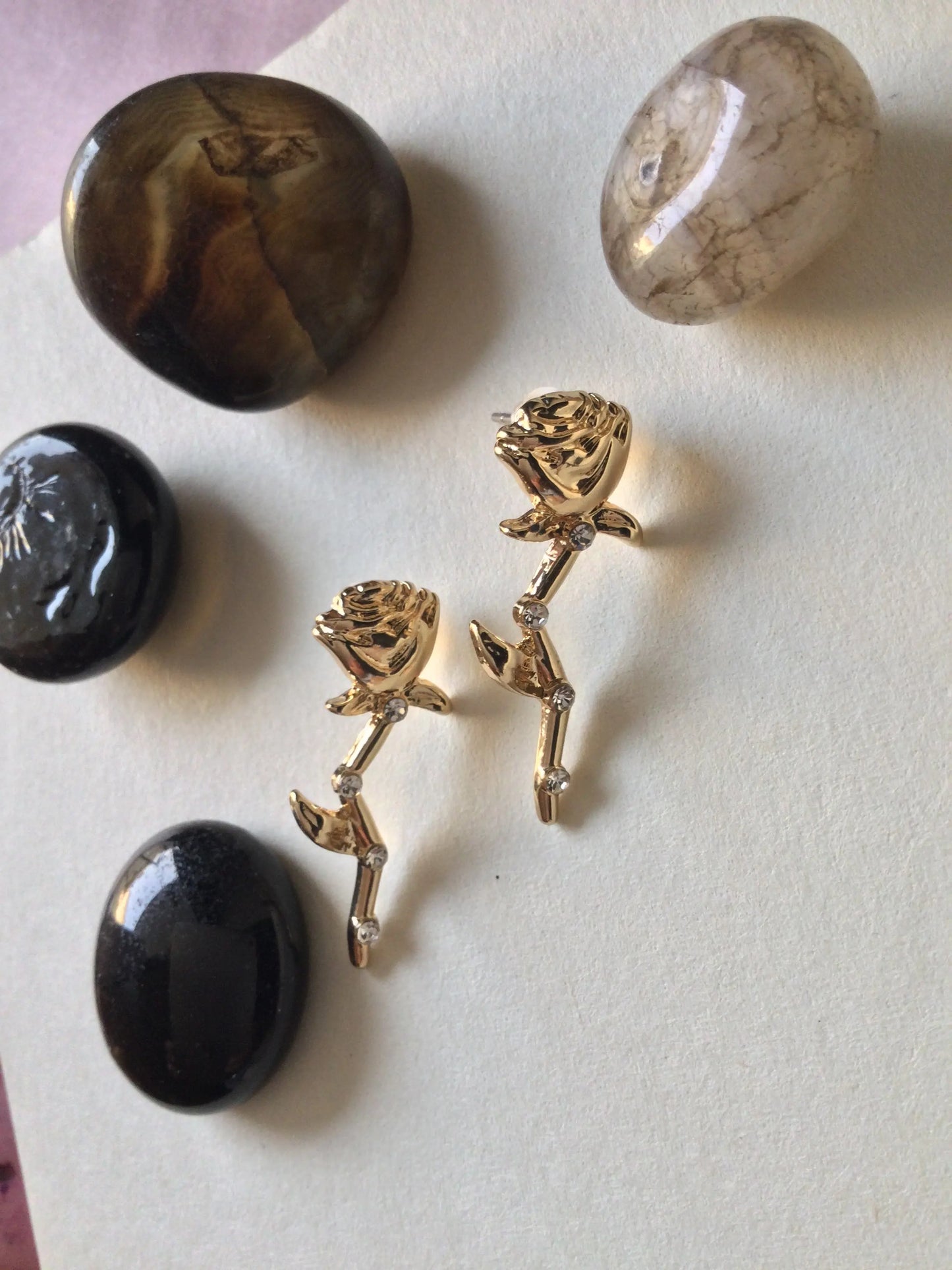 Gold Rose Gift Box Set LAVEN JEWELLERY