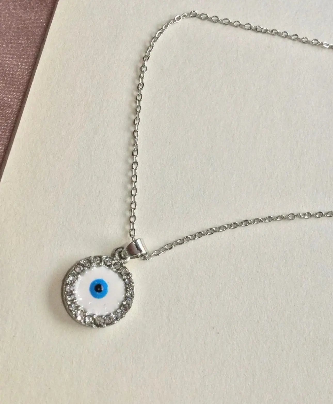 Evil Eye Studded Pendant LAVEN JEWELLERY