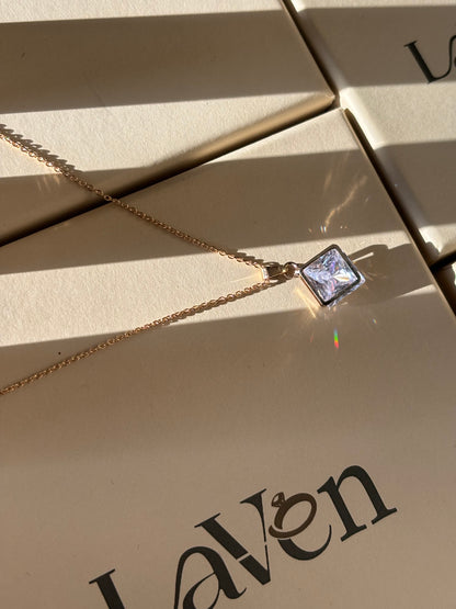 Gold Prism Necklace