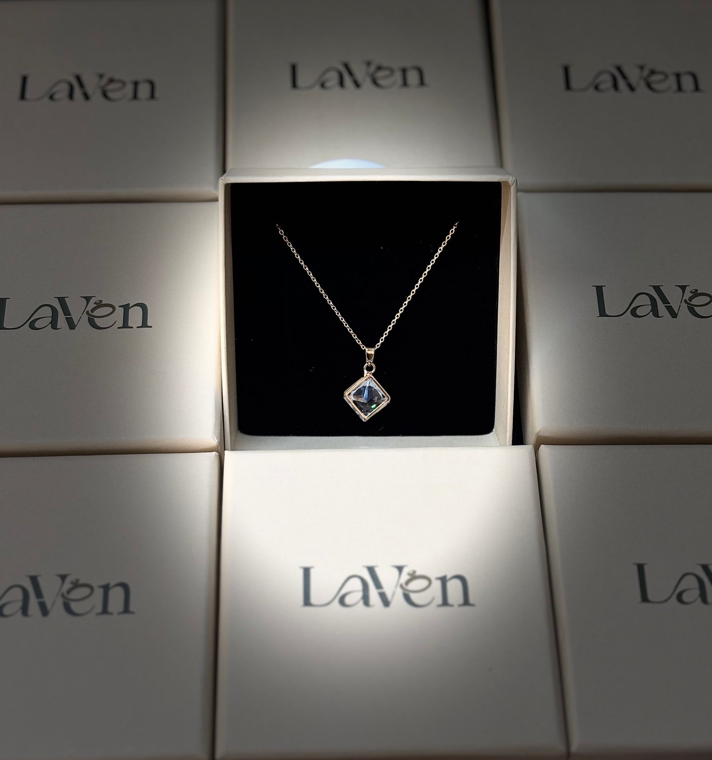 Gold Prism Necklace