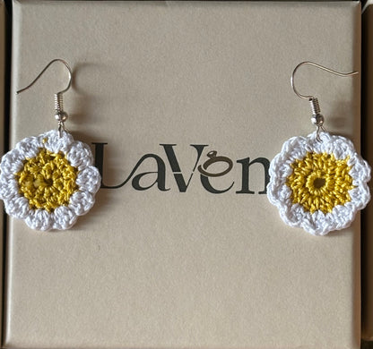 Handmade Crochet
Sunflower Earring