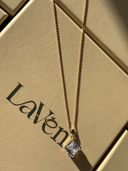 Gold Prism Necklace