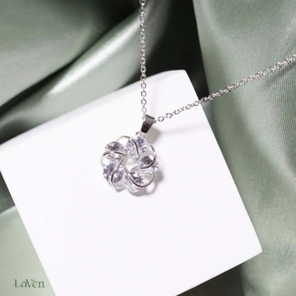 Silver Daisy Necklace LAVEN JEWELLERY