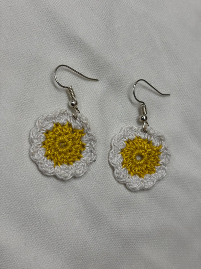 Handmade Crochet
Sunflower Earring