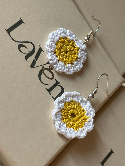 Handmade Crochet
Sunflower Earring