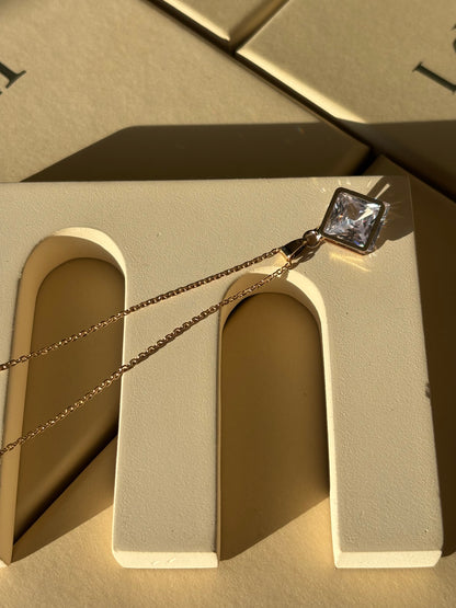 Gold Prism Necklace