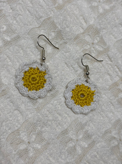 Handmade Crochet
Sunflower Earring
