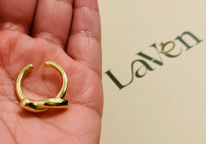 Gold Ribbon Ring LAVEN JEWELLERY