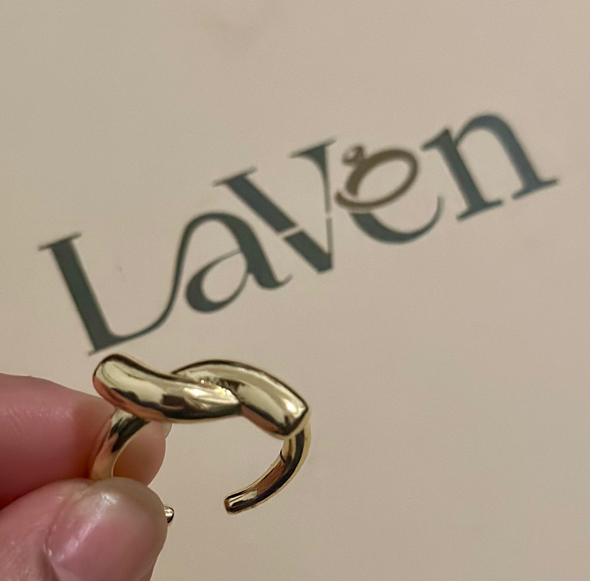 Gold Ribbon Ring LAVEN JEWELLERY