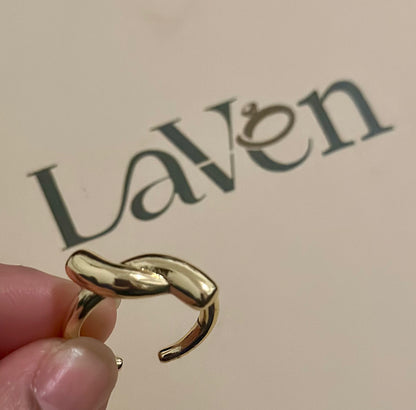 Gold Ribbon Ring LAVEN JEWELLERY
