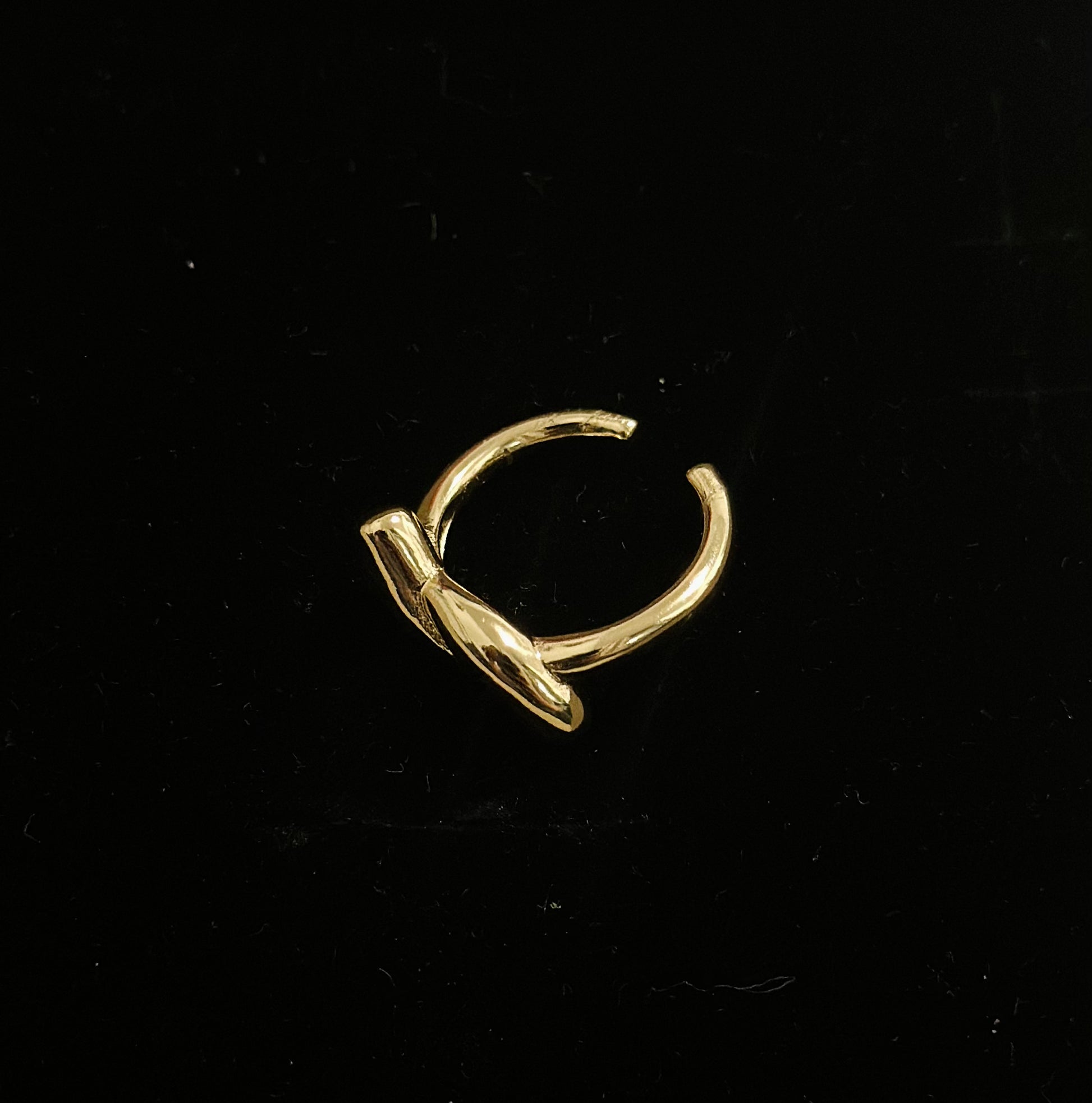 Gold Ribbon Ring LAVEN JEWELLERY