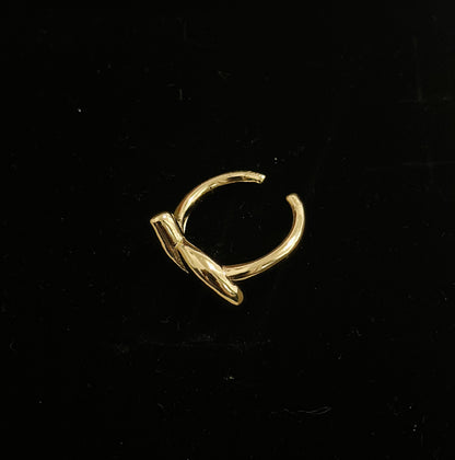 Gold Ribbon Ring LAVEN JEWELLERY