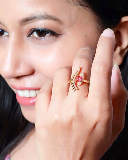 Evil Red Eye Ring LAVEN JEWELLERY