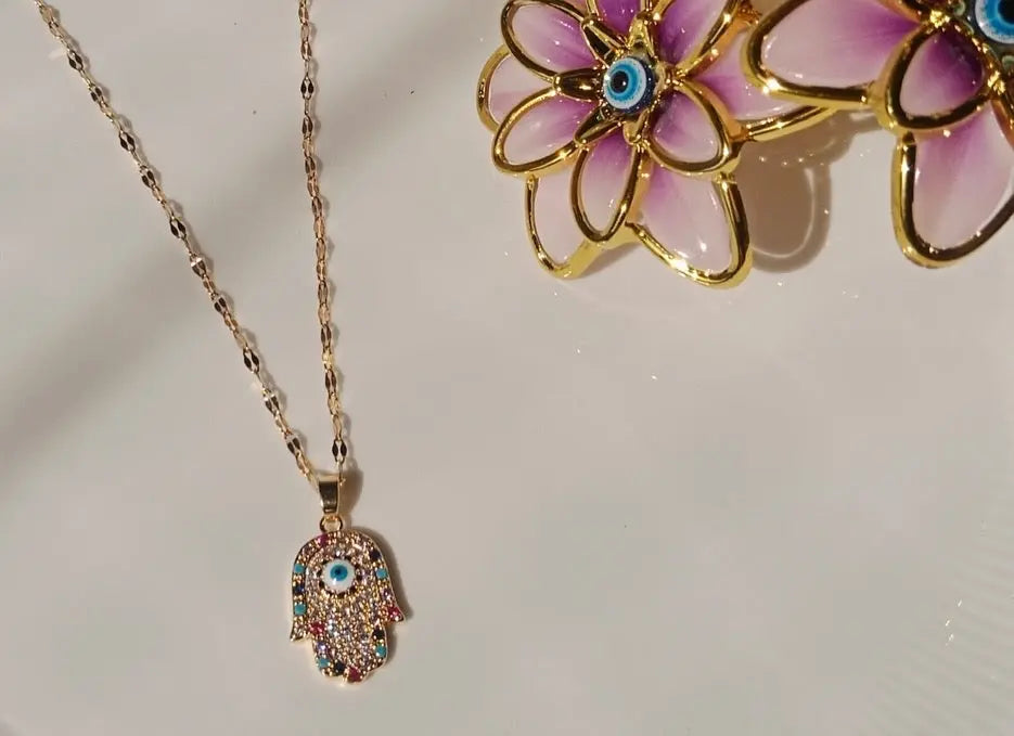 Nazar Protection Evil Eye Necklace LAVEN JEWELLERY