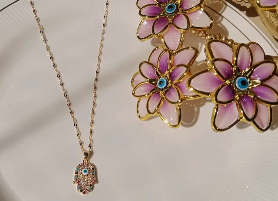 Nazar Protection Evil Eye Necklace LAVEN JEWELLERY