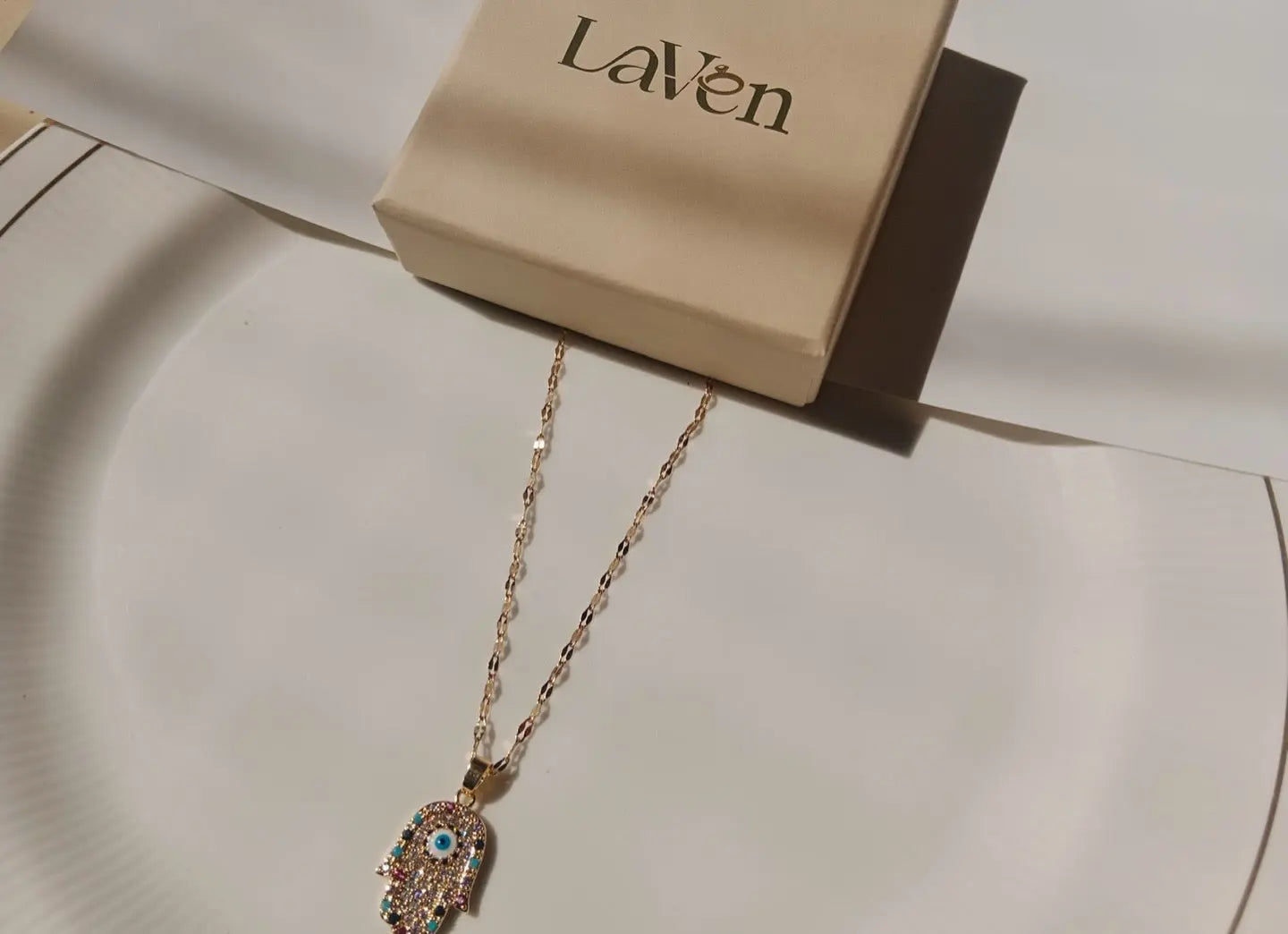 Nazar Protection Evil Eye Necklace LAVEN JEWELLERY