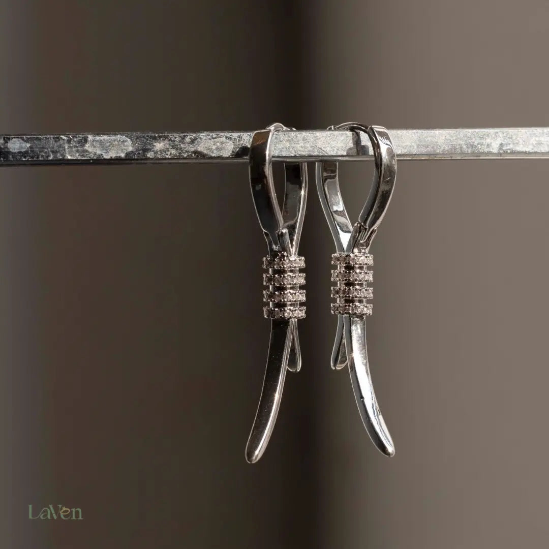 Half Bow - Silver LAVEN JEWELLERY