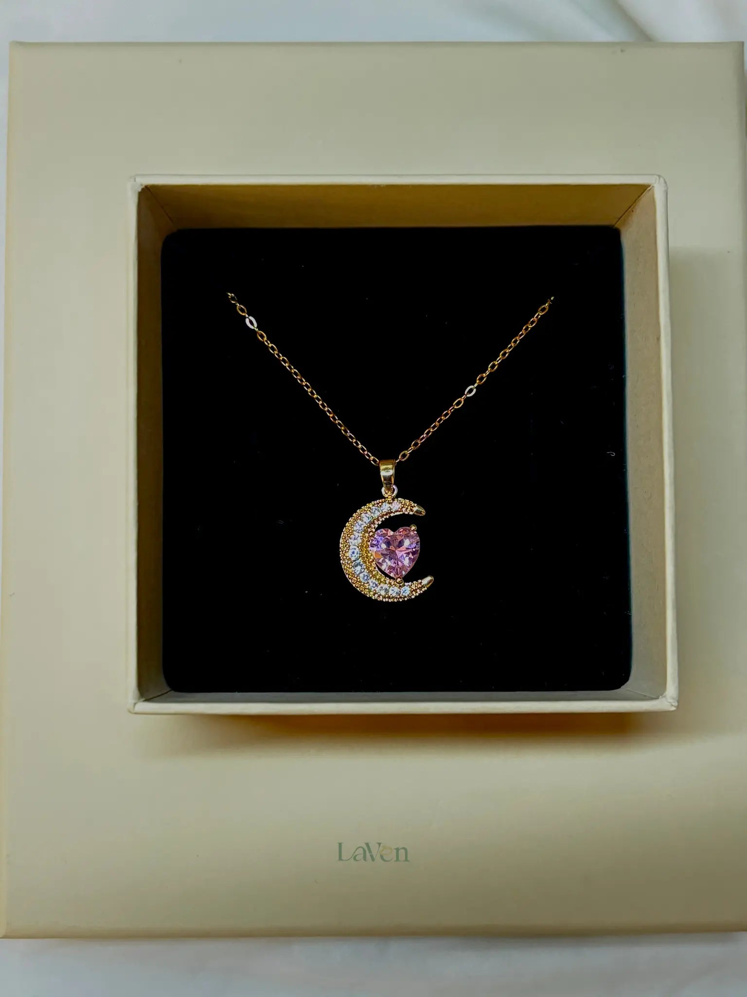 Luna Heart Necklace LAVEN JEWELLERY