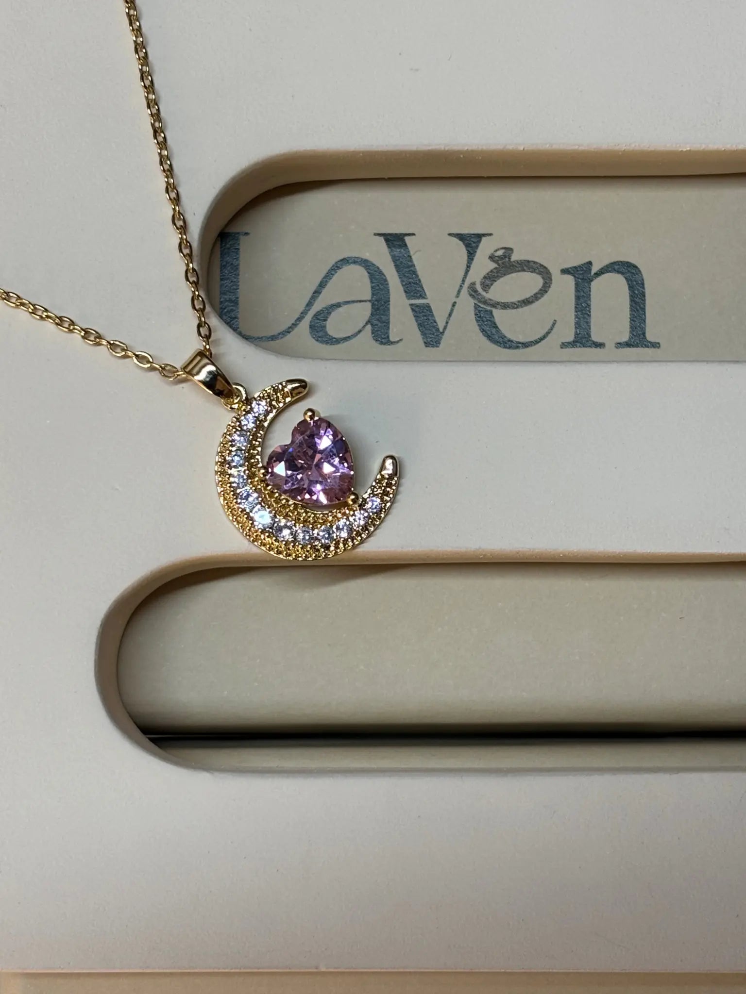 Luna Heart Necklace LAVEN JEWELLERY